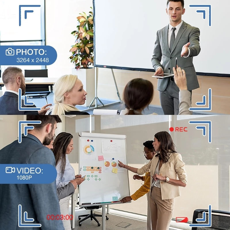 Laptop, Telefoane si Tablete - Wearables si gadgeturi - Gadgeturi - Dispozitive spionaj - Pix Spion Camera Full HD iUni W8, Inregistrare Audio-Video, Foto - Infinity.ro