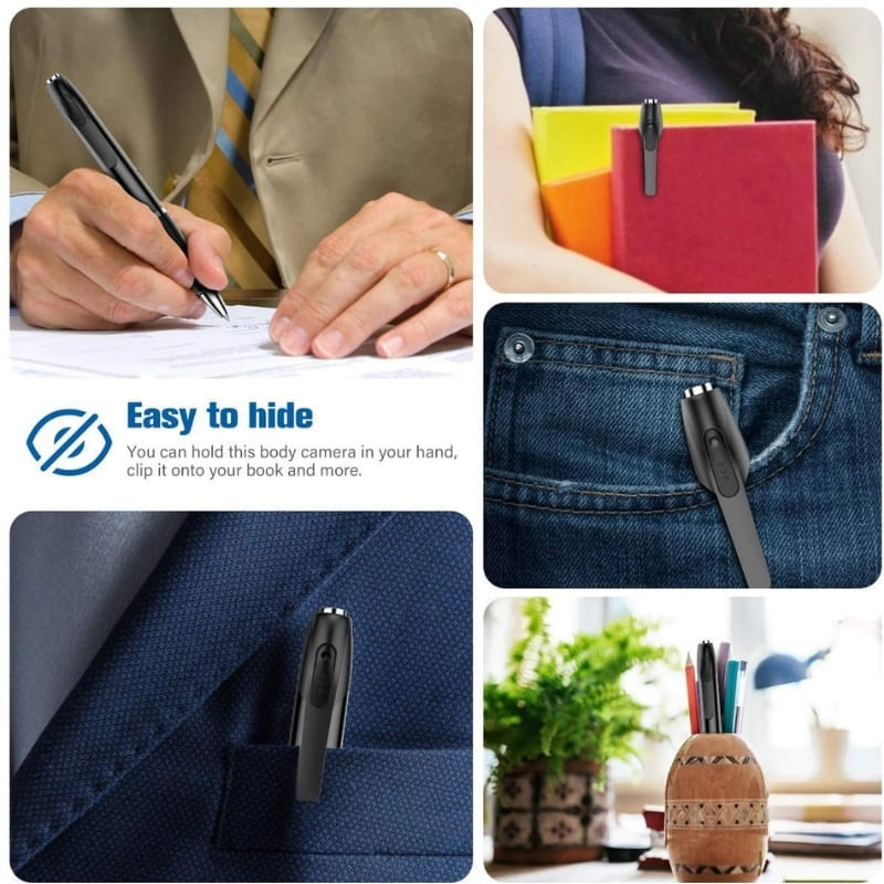 Laptop, Telefoane si Tablete - Wearables si gadgeturi - Gadgeturi - Dispozitive spionaj - Pix Spion Camera Full HD iUni W8, Inregistrare Audio-Video, Foto - Infinity.ro