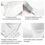 Fashion, accesorii si bijuterii - Femei - Lenjerie si pijamale femei - Lenjerie intima femei - Sutien maternitate pentru sarcina gravide, dar si postnatal, pentru alaptare, 2 in 1- GRI,38 - Infinity.ro