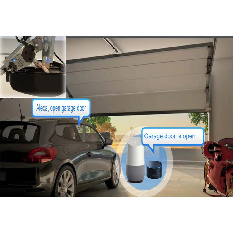 Casa si Gradina - Constructii - Usi interior, exterior si garaj - Kit-uri automatizari porti si usi garaj - Switch smart pentru usa de garaj automatizata, actionare de pe smartphone prin aplicatie Android/IOS cu - Infinity.ro