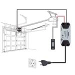 Casa si Gradina - Constructii - Usi interior, exterior si garaj - Kit-uri automatizari porti si usi garaj - Switch smart pentru usa de garaj automatizata, actionare de pe smartphone prin aplicatie Android/IOS cu - Infinity.ro