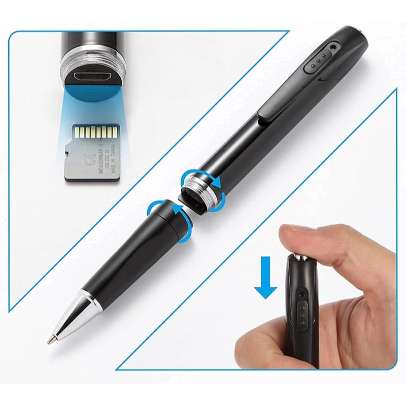 Laptop, Telefoane si Tablete - Wearables si gadgeturi - Gadgeturi - Dispozitive spionaj - Pix Spion Camera Full HD iUni W8, 32GB, Inregistrare Audio-Video, Foto - Infinity.ro