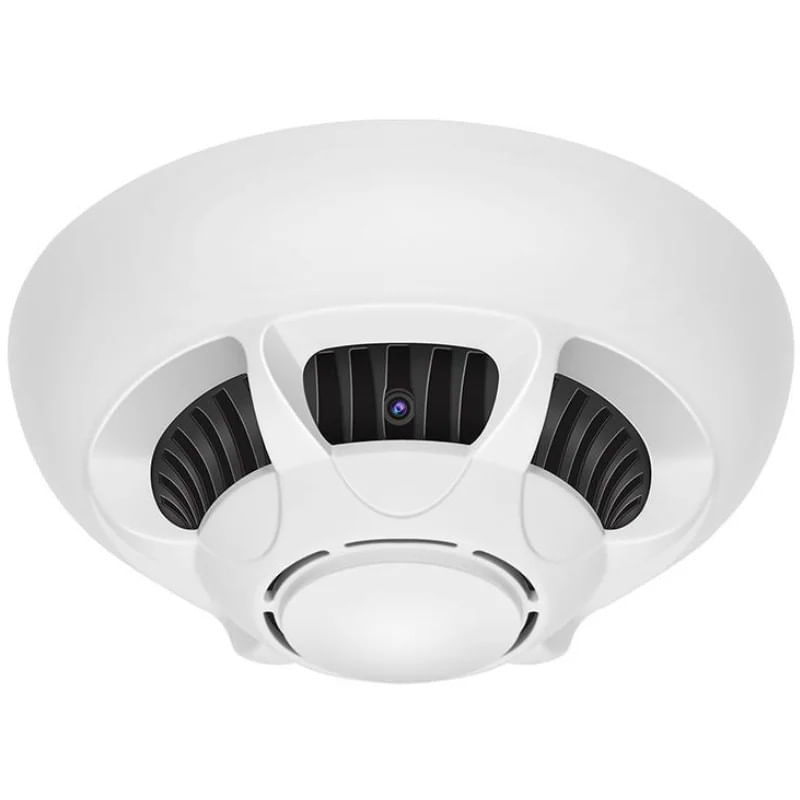 Laptop, Telefoane si Tablete - Wearables si gadgeturi - Gadgeturi - Dispozitive spionaj - Camera Spion Detector de fum iUni D103, Wi-Fi, Vizualizare 4K, Slot Card MicroSD - Infinity.ro