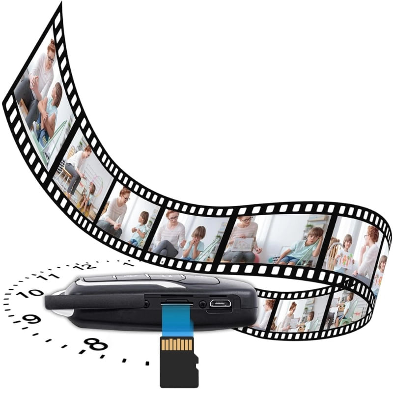 Laptop, Telefoane si Tablete - Wearables si gadgeturi - Gadgeturi - Dispozitive spionaj - Cheie Auto cu Camera Spion iUni RMS25, Full HD, Detectare miscare, Foto, Video - Infinity.ro