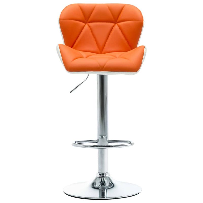 Casa si Gradina - Mobilier - Scaune si fotolii - Scaune - Scaun de bar Portocaliu 44 x 48 x 105.5 cm Piele artificiala - Infinity.ro