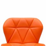 Casa si Gradina - Mobilier - Scaune si fotolii - Scaune - Scaun de bar Portocaliu 44 x 48 x 105.5 cm Piele artificiala - Infinity.ro