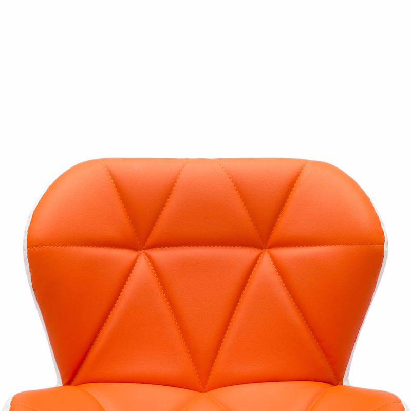 Casa si Gradina - Mobilier - Scaune si fotolii - Scaune - Scaun de bar Portocaliu 44 x 48 x 105.5 cm Piele artificiala - Infinity.ro