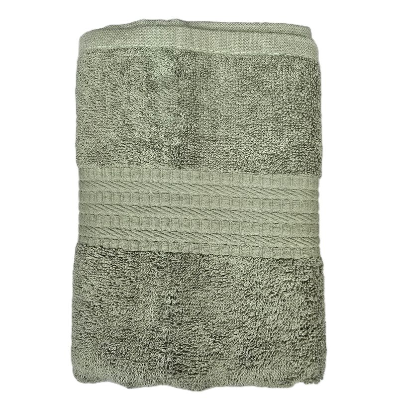 Casa si Gradina - Textile si covoare - Textile baie - Prosoape - Prosop baie Rise Jacquard - 100% Bumbac, 500g/mp, verde olive, 50x90 cm - Infinity.ro