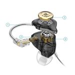 TV, Audio-Video si Foto - Portabile audio - Casti audio - Casti KZ Acoustics EDX PRO Clear - Infinity.ro