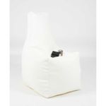 Casa si Gradina - Mobilier - Scaune si fotolii - Fotolii - Fotoliu tip Fotoliu Sunlounger, material piele ecologica, Alb - Infinity.ro