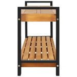 Casa si Gradina - Mobilier - Canapele si coltare - Banchete - Banca cu depozitare Maro 160 x 30 x 50 cm Lemn masiv de tec - Infinity.ro