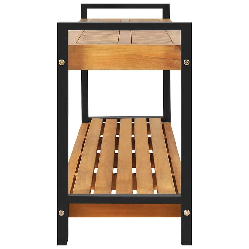 Casa si Gradina - Mobilier - Canapele si coltare - Banchete - Banca cu depozitare Maro 160 x 30 x 50 cm Lemn masiv de tec - Infinity.ro