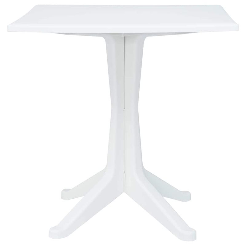 Casa si Gradina - Gradina si terasa - Mobilier exterior - Mese gradina - Masa de Gradina Alb 70 x 70 x 71.7 cm Plastic - Infinity.ro