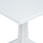Casa si Gradina - Gradina si terasa - Mobilier exterior - Mese gradina - Masa de Gradina Alb 70 x 70 x 71.7 cm Plastic - Infinity.ro