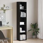 Casa si Gradina - Mobilier - Biblioteci si rafturi - Biblioteci - Dulap de carti din stejar negru 40x30x189 cm, lemn stratificat - Infinity.ro