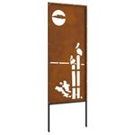 Casa si Gradina - Gradinarit si plante - Plante si ghivece - Ghivece si suporturi - Ghiveci pentru gradina Traforaj Ruginit 50 x 140 cm - Infinity.ro