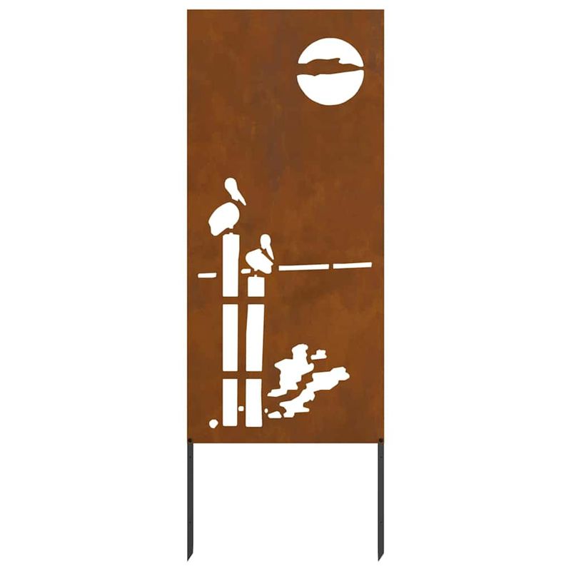 Casa si Gradina - Gradinarit si plante - Plante si ghivece - Ghivece si suporturi - Ghiveci pentru gradina Traforaj Ruginit 50 x 140 cm - Infinity.ro