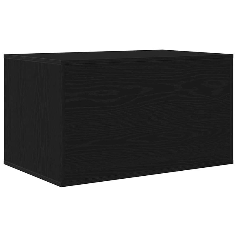 Petshop - Ingrijire si Igiena - Litiere si accesorii - Litiere acoperite - Litiera pentru pisici, imprejmuire, stejar negru, 80x50x45 cm, lemn stratificat - Infinity.ro
