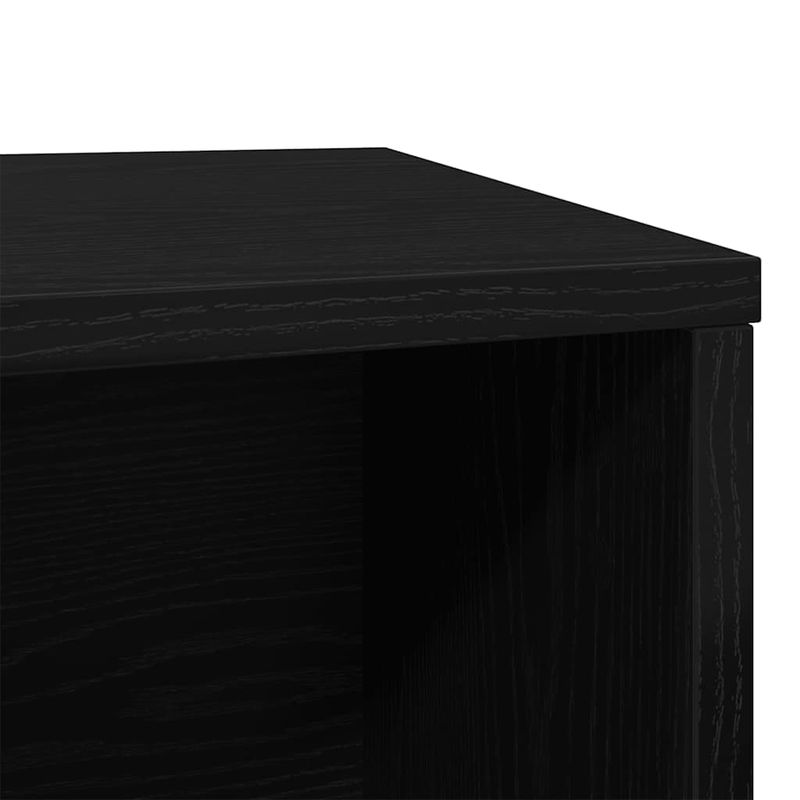 Petshop - Ingrijire si Igiena - Litiere si accesorii - Litiere acoperite - Litiera pentru pisici, imprejmuire, stejar negru, 80x50x45 cm, lemn stratificat - Infinity.ro