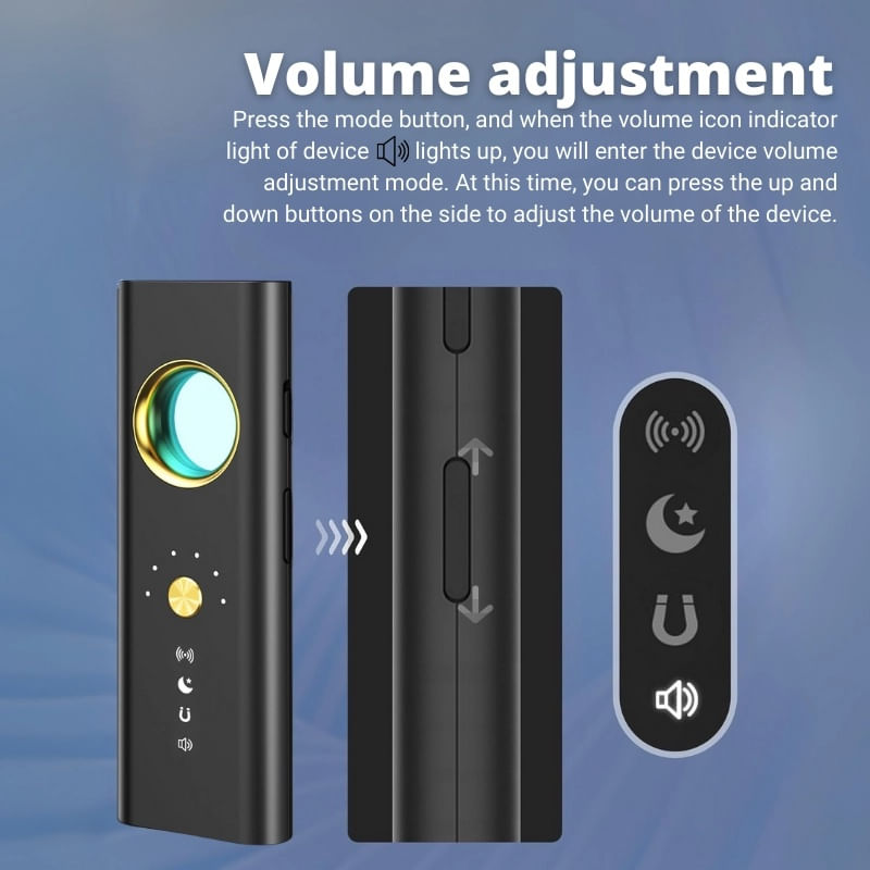 Laptop, Telefoane si Tablete - Wearables si gadgeturi - Gadgeturi - Dispozitive spionaj - Detector de camere, localizatoare GPS si microfoane spion iUni R35, Frecventa 1-6500 MHz - Infinity.ro