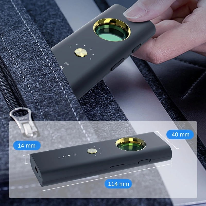 Laptop, Telefoane si Tablete - Wearables si gadgeturi - Gadgeturi - Dispozitive spionaj - Detector de camere, localizatoare GPS si microfoane spion iUni R35, Frecventa 1-6500 MHz - Infinity.ro