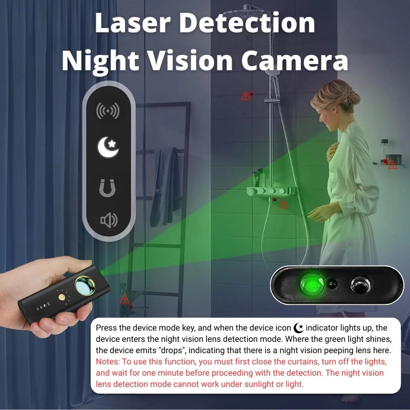 Laptop, Telefoane si Tablete - Wearables si gadgeturi - Gadgeturi - Dispozitive spionaj - Detector de camere, localizatoare GPS si microfoane spion iUni R35, Frecventa 1-6500 MHz - Infinity.ro