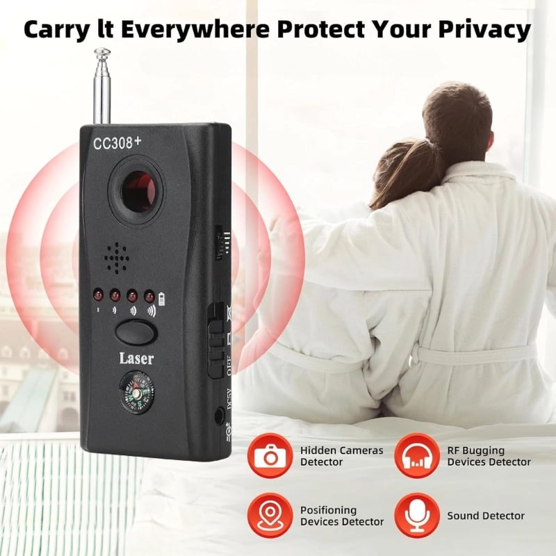 Laptop, Telefoane si Tablete - Wearables si gadgeturi - Gadgeturi - Dispozitive spionaj - Detector Camere si Microfoane Spion iUni 308+ - Infinity.ro