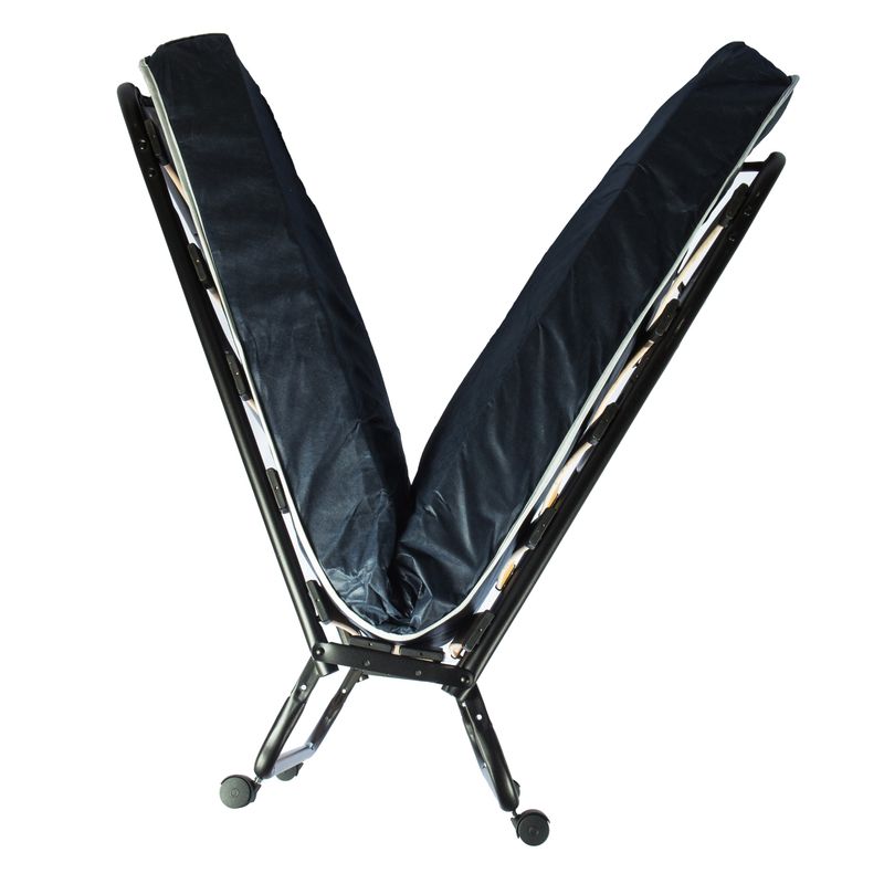 Casa si Gradina - Mobilier - Paturi si accesorii - Paturi - Pat pliant Lyra, albastru, 190x80x28 cm - Infinity.ro