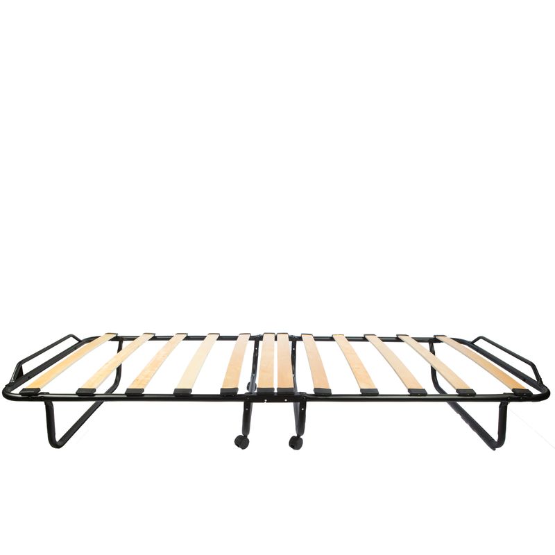 Casa si Gradina - Mobilier - Paturi si accesorii - Paturi - Pat pliant Lyra, albastru, 190x80x28 cm - Infinity.ro