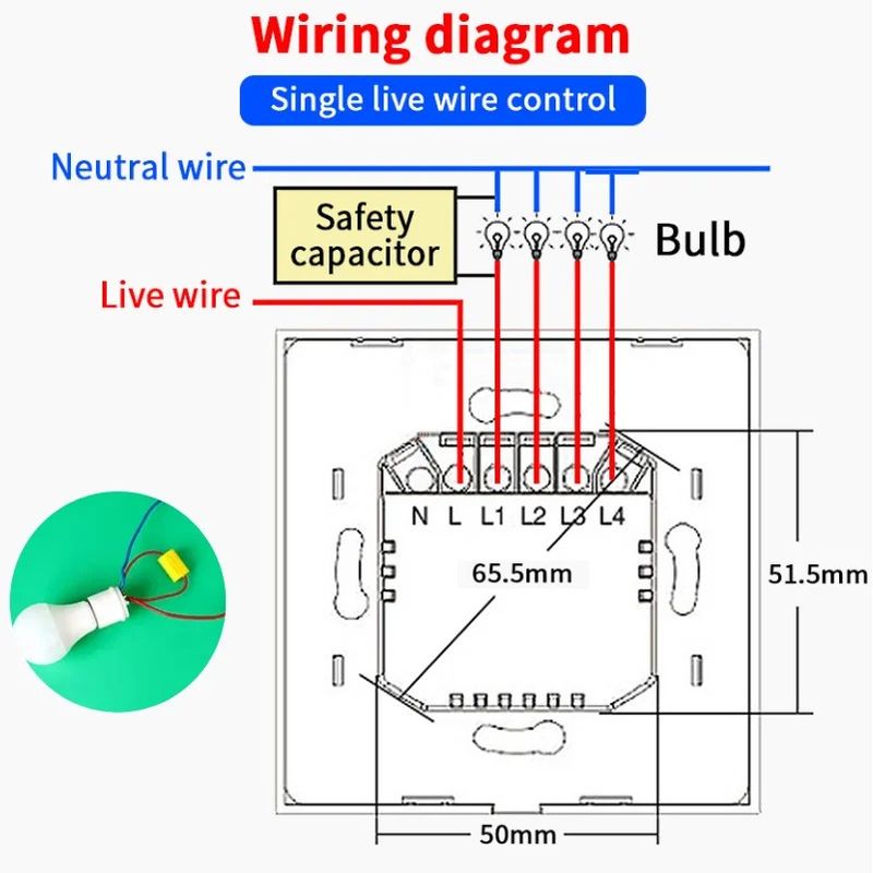 Casa si Gradina - Electrice - Distributie electrica si comanda - Intrerupatoare - Intrerupator smart touch, WiFi, Sticla securizata, iUni 4G, 10A, Control vocal, Smart Life / Tuya, LED, Gold - Infinity.ro