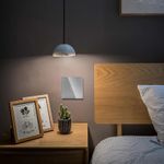 Casa si Gradina - Electrice - Distributie electrica si comanda - Intrerupatoare - Intrerupator touch cap scara, cap cruce iUni 1F, Sticla securizata, LED, Argintiu - Infinity.ro