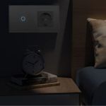 Casa si Gradina - Electrice - Distributie electrica si comanda - Intrerupatoare - Intrerupator touch si Priza, Rama sticla securizata, iUni 1Y, LED, Silver - Infinity.ro