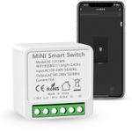 Casa si Gradina - Electrice - Distributie electrica si comanda - Intrerupatoare - Comutator, Releu inteligent WiFi iUni DS2, WiFi, 16A, Smart Life / Tuya APP, Programabil, Control vocal - Infinity.ro
