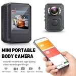 TV, Audio-Video si Foto - Camere video - Camere video compacte - Body camera corporala iUni CP38, Wireless, Detectie miscare, Unghi 170° - Infinity.ro