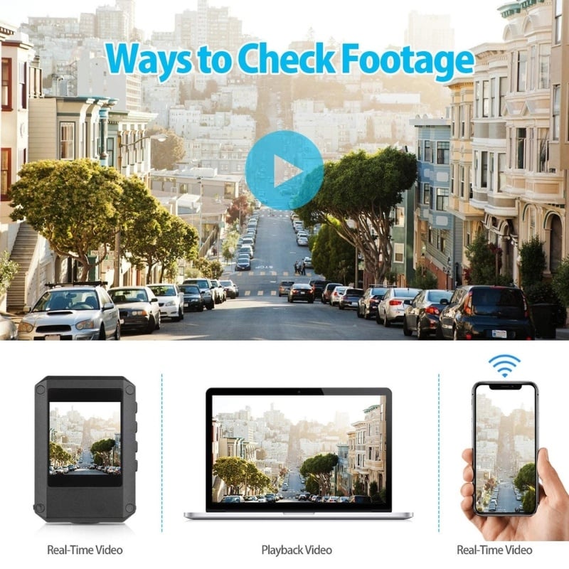 TV, Audio-Video si Foto - Camere video - Camere video compacte - Body camera corporala iUni CP38, Wireless, Detectie miscare, Unghi 170° - Infinity.ro