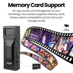 TV, Audio-Video si Foto - Camere video - Camere video compacte - Body camera corporala iUni M7, Wi-Fi, 16GB, Vizualizare 4K, Vizualizare Live pe telefon - Infinity.ro