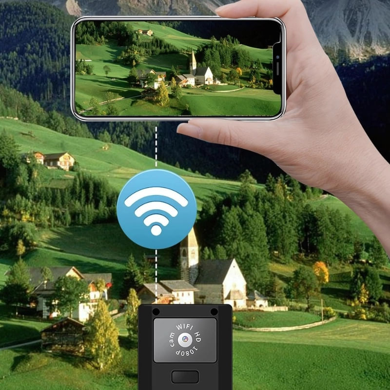 TV, Audio-Video si Foto - Camere video - Camere video compacte - Body camera corporala iUni M7, Wi-Fi, 16GB, Vizualizare 4K, Vizualizare Live pe telefon - Infinity.ro