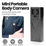 TV, Audio-Video si Foto - Camere video - Camere video compacte - Body camera corporala iUni M7, Wi-Fi, 16GB, Vizualizare 4K, Vizualizare Live pe telefon - Infinity.ro