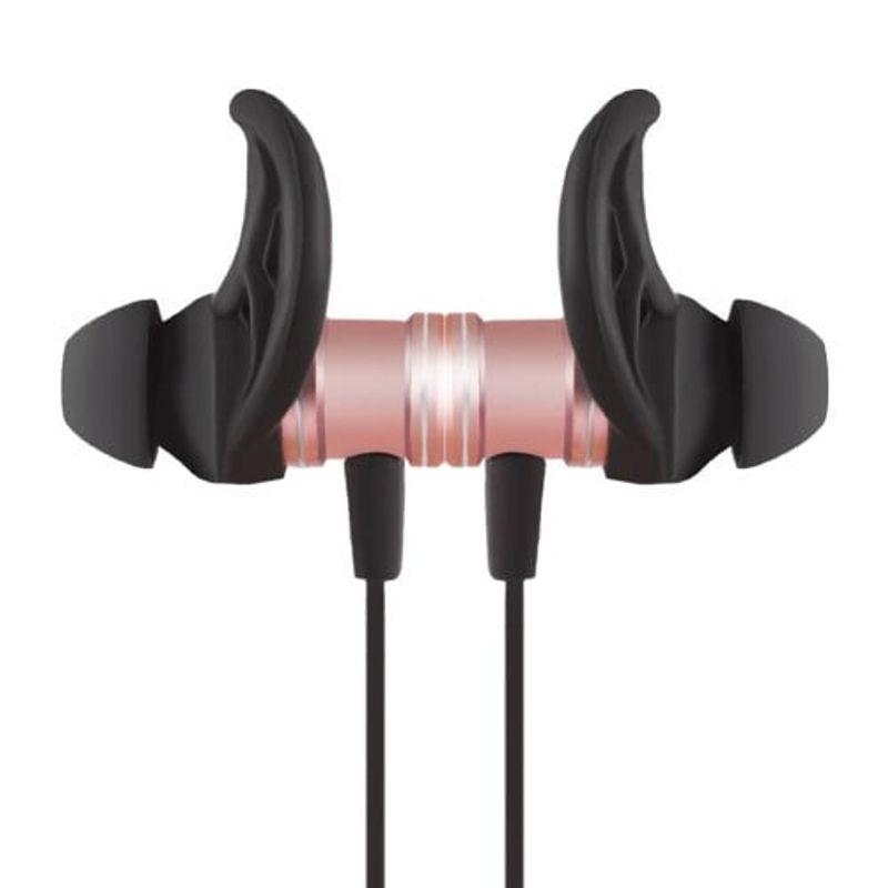 TV, Audio-Video si Foto - Portabile audio - Casti audio - Casti Bluetooth iUni CB07 Cu Magnet, Rose Gold - Infinity.ro