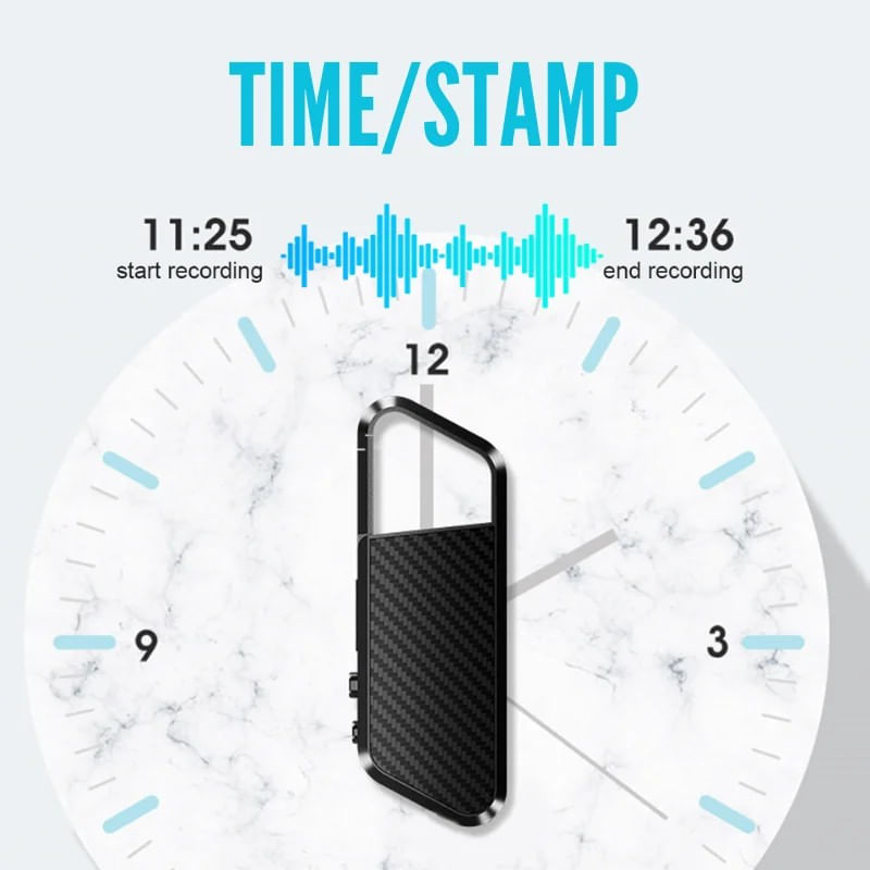 TV, Audio-Video si Foto - Portabile audio - Reportofoane - Breloc Reportofon iUni ZD09, 32GB, Activare vocala, MP3 Player - Infinity.ro