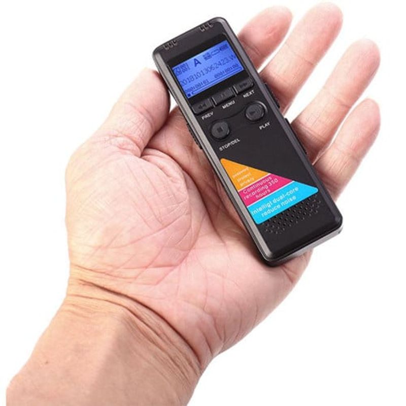 TV, Audio-Video si Foto - Portabile audio - Reportofoane - Mini Reportofon digital iUni REP01, 32Gb, MP3 Player - Infinity.ro