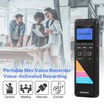 TV, Audio-Video si Foto - Portabile audio - Reportofoane - Mini Reportofon digital iUni REP01, 32Gb, MP3 Player - Infinity.ro