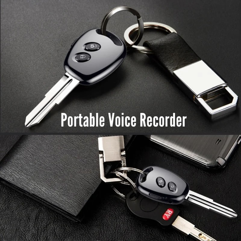 TV, Audio-Video si Foto - Portabile audio - Reportofoane - Mini Reportofon Cheie Auto iUni M1, 8GB, Activare vocala, MP3 Player - Infinity.ro