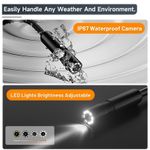 Auto si Moto - Reparatii si depanare - Sisteme de diagnoza - Camera Inspectie Auto Industriala iUni VC43-RD, Ecran IPS 4.3", Cablu 2M, 8 LED-uri ajustabile, Slot Card microSD, IP67 - Infinity.ro