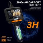 Auto si Moto - Reparatii si depanare - Sisteme de diagnoza - Camera Inspectie Auto Industriala iUni VC43-AV, Ecran IPS 4.3", Cablu 2M, 1080P, 8 LED-uri ajustabile, IP67, 2600mAh - Infinity.ro