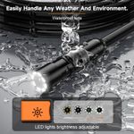 Auto si Moto - Reparatii si depanare - Sisteme de diagnoza - Camera Inspectie Auto Industriala iUni VC43-AV, Ecran IPS 4.3", Cablu 2M, 1080P, 8 LED-uri ajustabile, IP67, 2600mAh - Infinity.ro