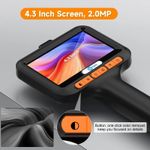 Auto si Moto - Reparatii si depanare - Sisteme de diagnoza - Camera Inspectie Auto Industriala iUni VC43-AV, Ecran IPS 4.3", Cablu 2M, 1080P, 8 LED-uri ajustabile, IP67, 2600mAh - Infinity.ro