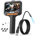 Auto si Moto - Reparatii si depanare - Sisteme de diagnoza - Camera Inspectie Auto Industriala iUni VC43-AV, Ecran IPS 4.3", Cablu 2M, 1080P, 8 LED-uri ajustabile, IP67, 2600mAh - Infinity.ro