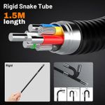Auto si Moto - Reparatii si depanare - Sisteme de diagnoza - Camera Inspectie Auto Industriala iUni VSP43-D, Rotativa la 180°, Ecran IPS 4.3", Cablu 1.5M, 8 LED-uri ajustabile, IP67 - Infinity.ro