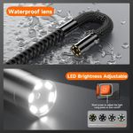 Auto si Moto - Reparatii si depanare - Sisteme de diagnoza - Camera Inspectie Auto Industriala iUni VSP43-D, Rotativa la 180°, Ecran IPS 4.3", Cablu 1.5M, 8 LED-uri ajustabile, IP67 - Infinity.ro
